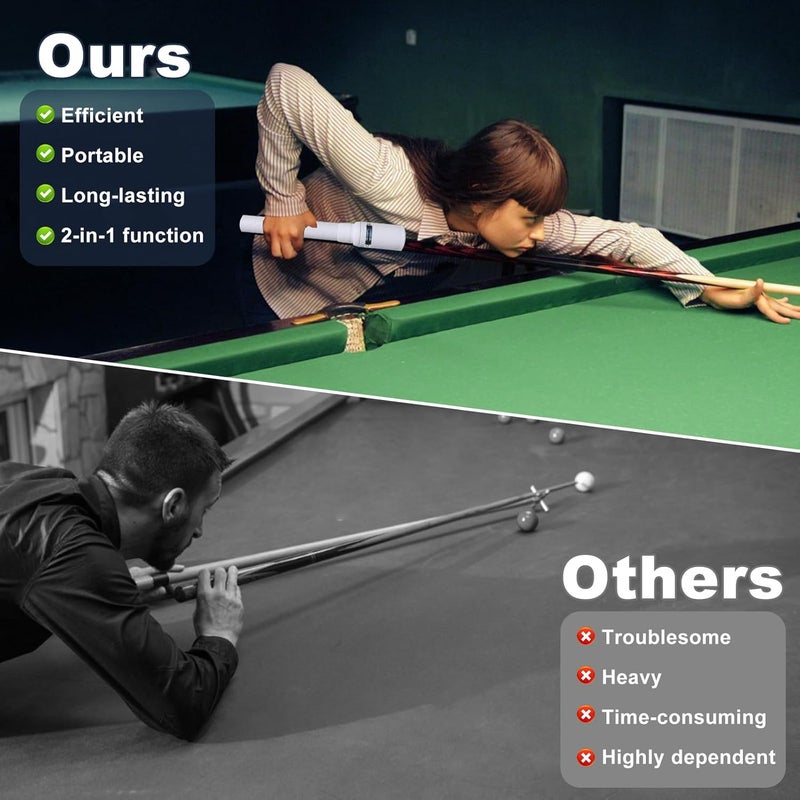 TRTYEF Pool Cue Extension, Billiards Accessories Cue Butt End Extension Extreme Extender Lengthener Equipment for 9 Balls Athlete Professional Enthusiast Lovers - Image 4